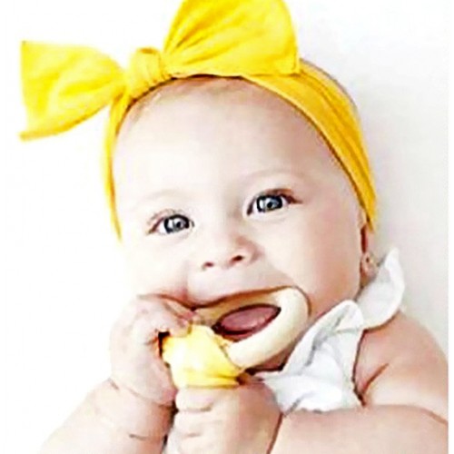 BUNNY EAR TEETHING RING