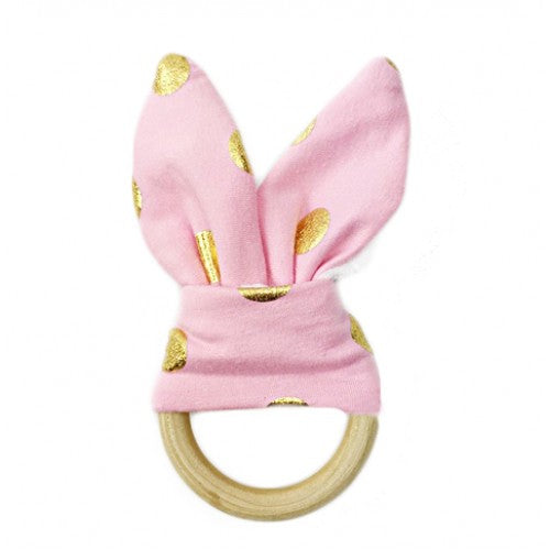 BUNNY EAR TEETHING RING